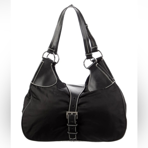 PRADA Nero Tussuto Vitello Daino Bag - Picture 9 of 9